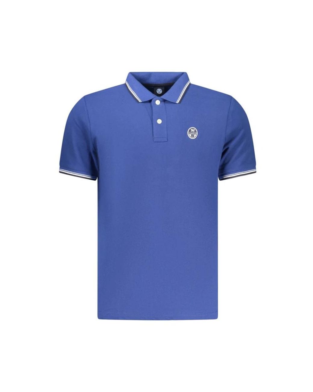 North Sails Blue Polo Shirts for men
