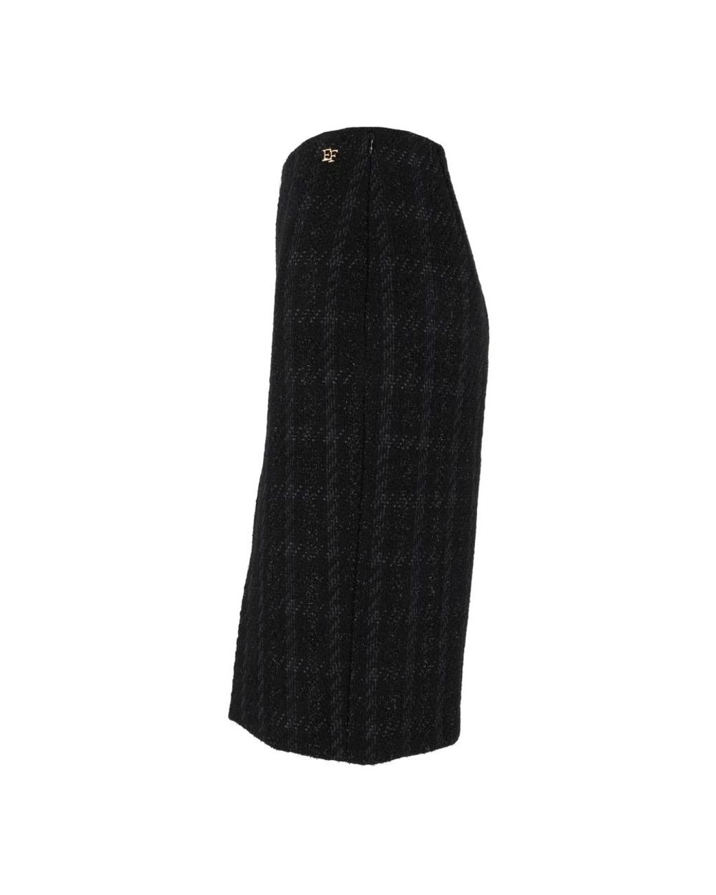 Elisabetta Franchi Black Midi Skirts