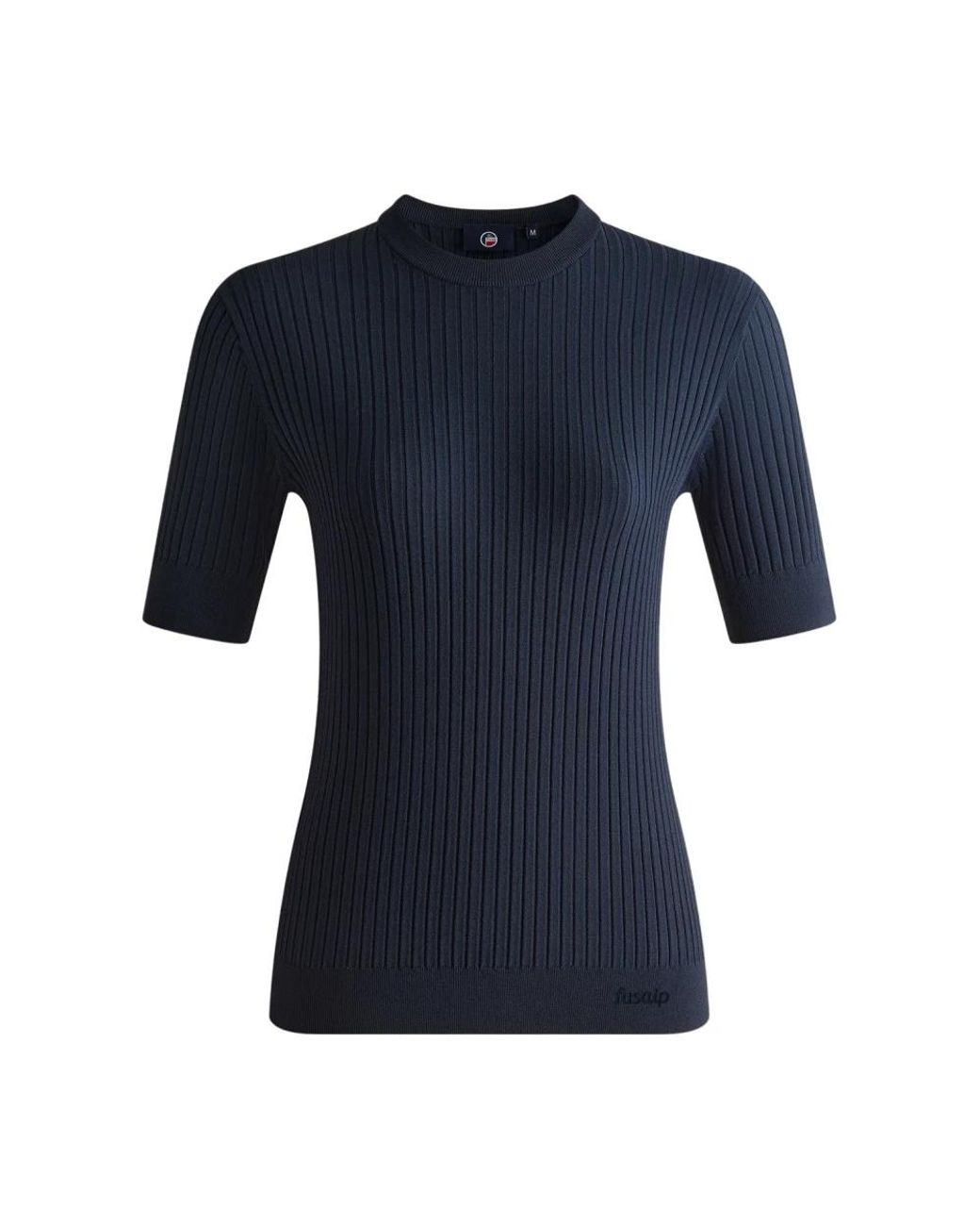 Fusalp Blue Round-Neck Knitwear
