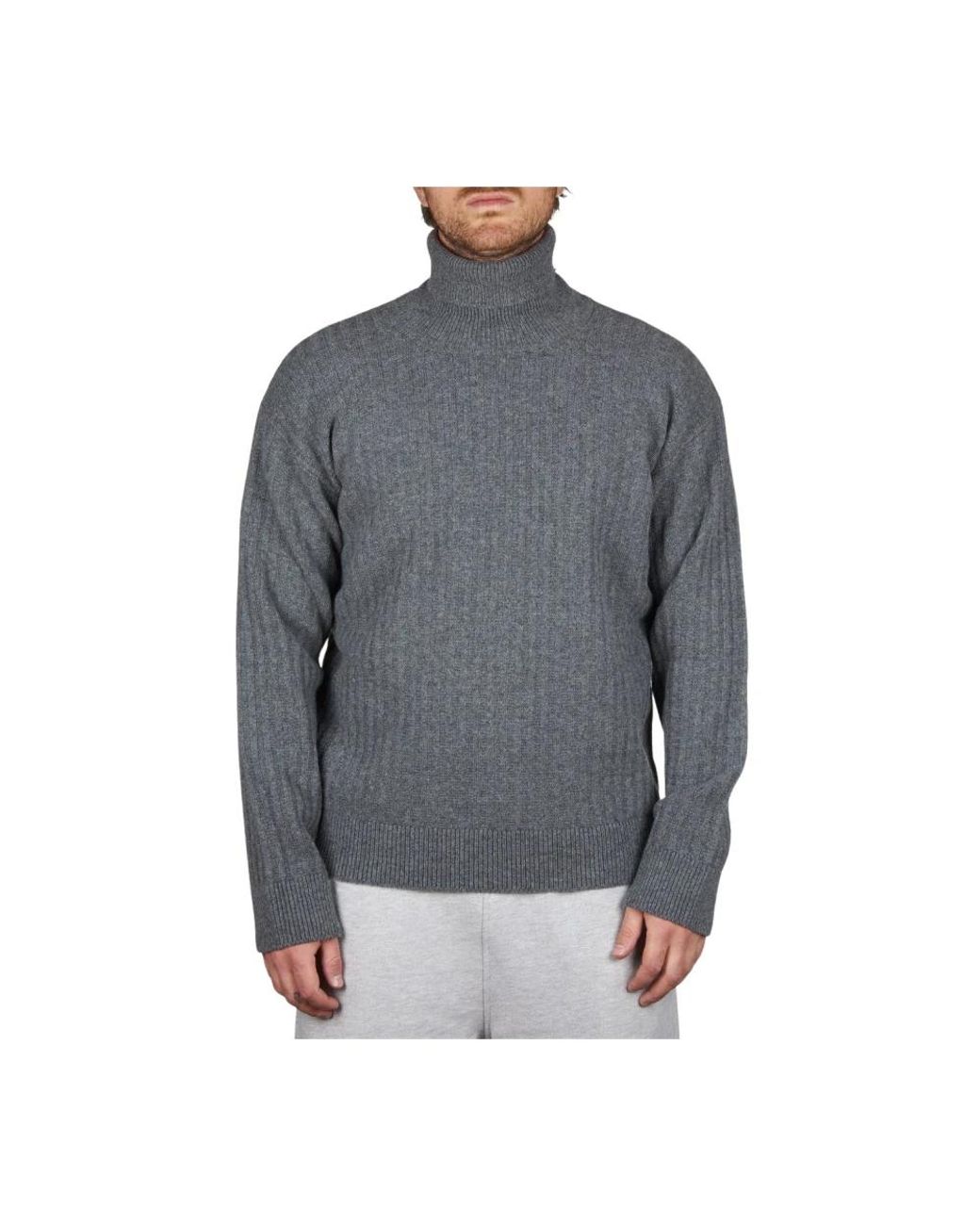Turtlenecks Alpha Studio de hombre de color Gray