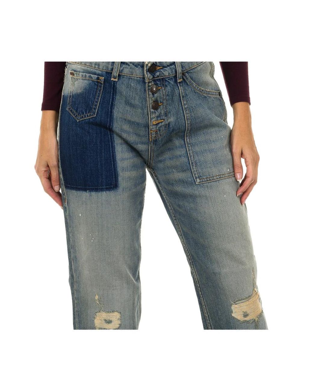 Armani Jeans Blue Straight Fit Jeans