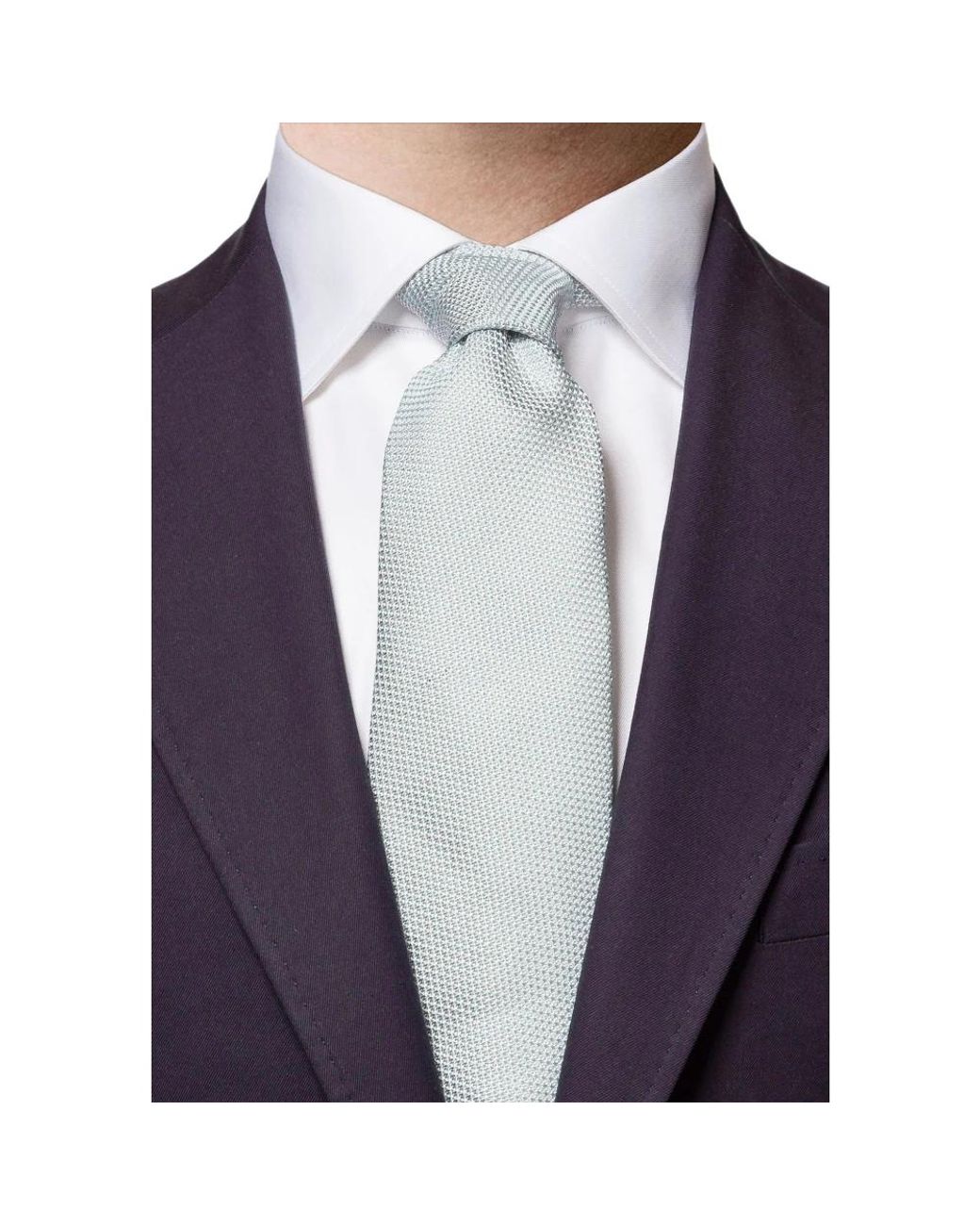 Eton of Sweden Gray Ties for men