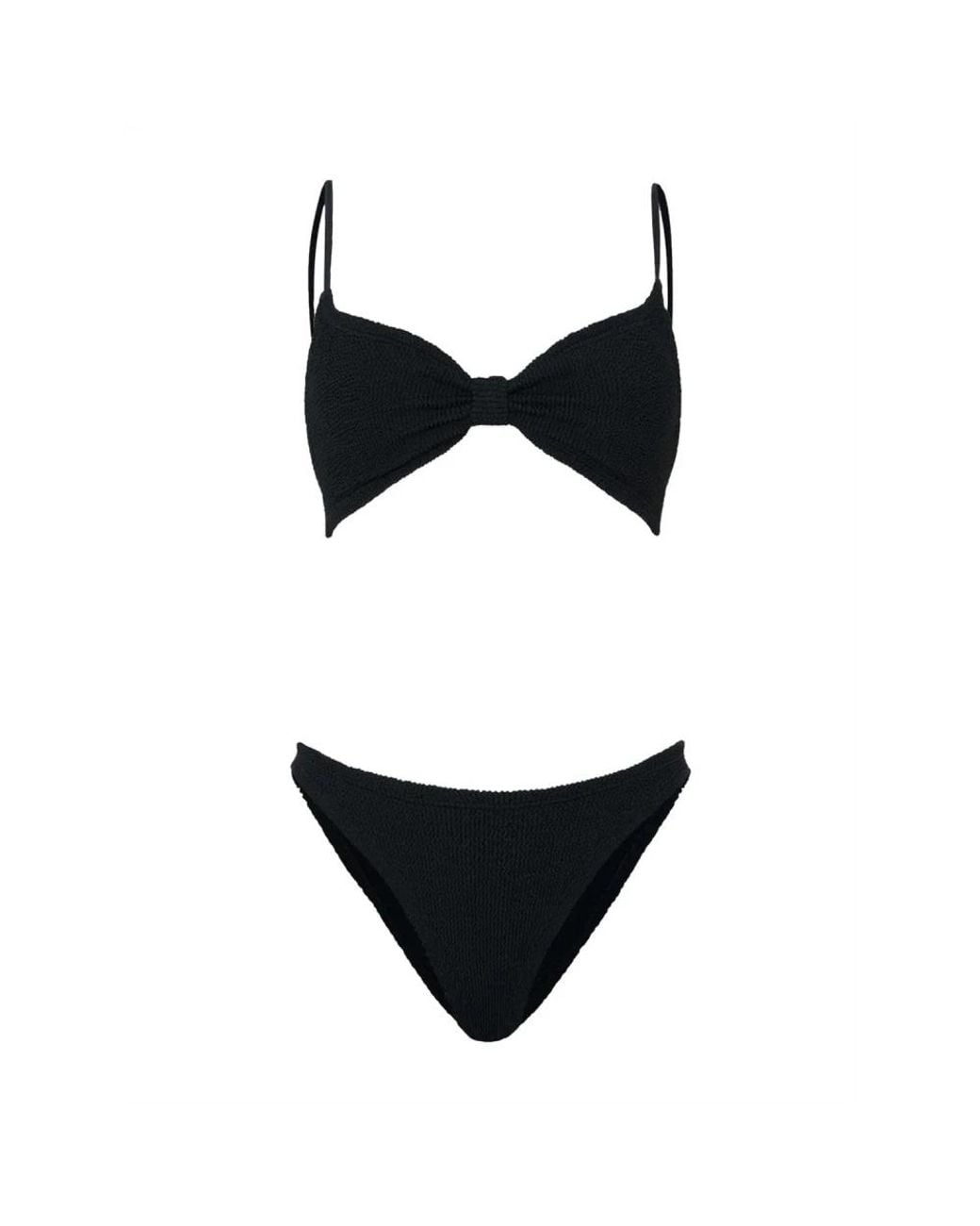 Hunza G Black Bikinis