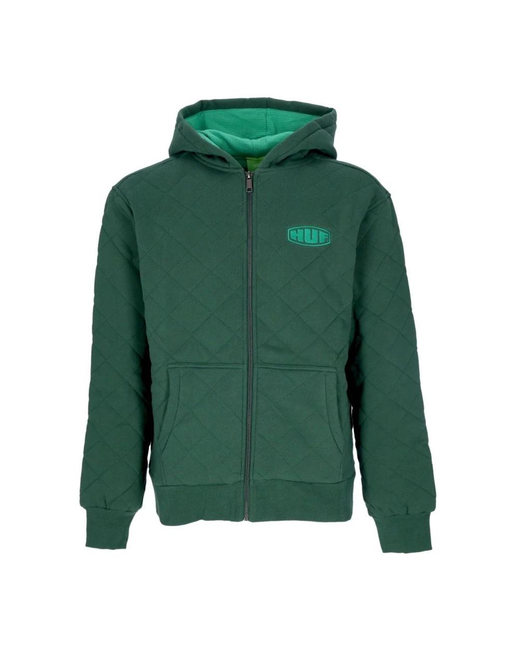 Zip-Throughs di Huf in Green da Uomo