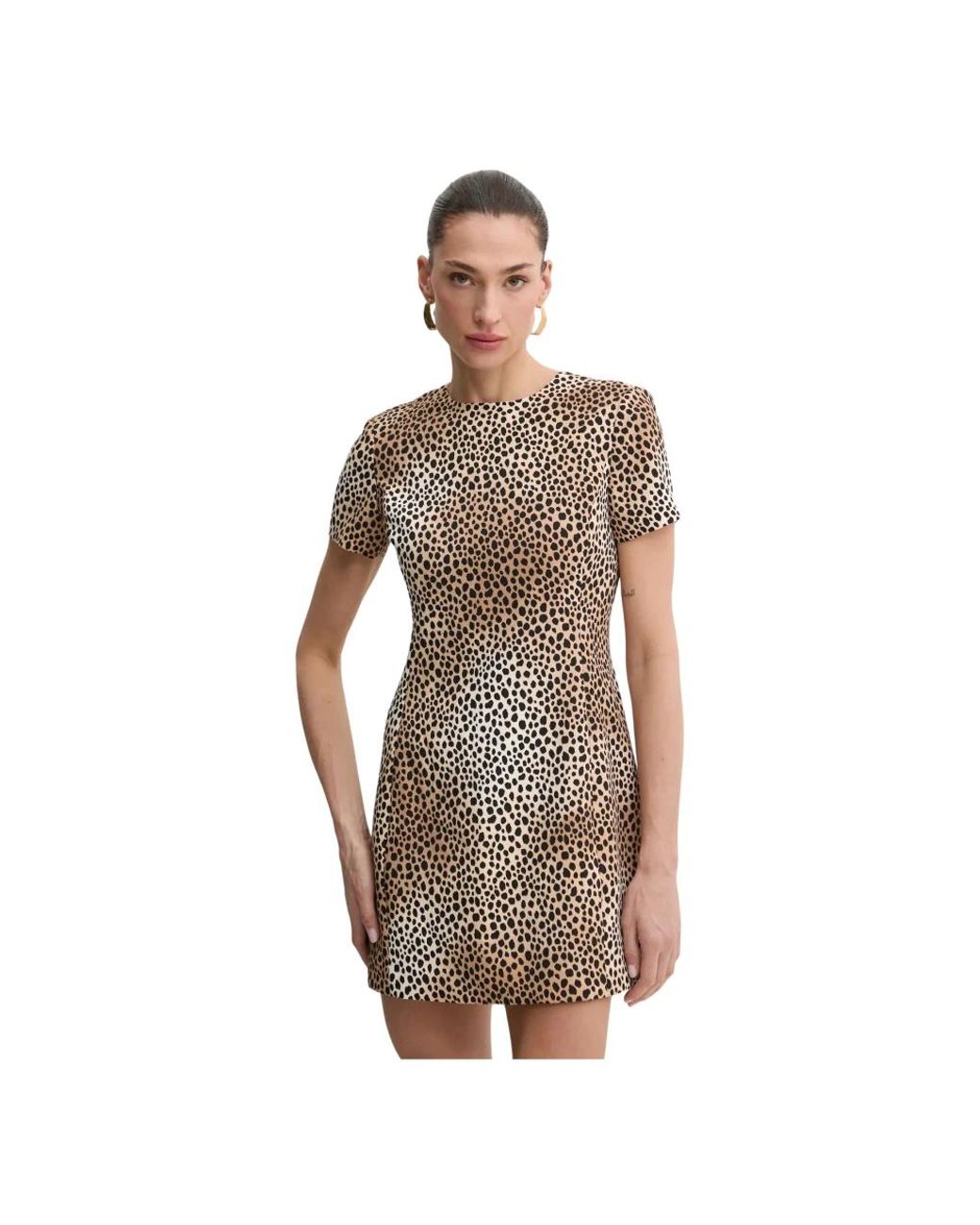 Short Dresses Michael Kors de color Brown