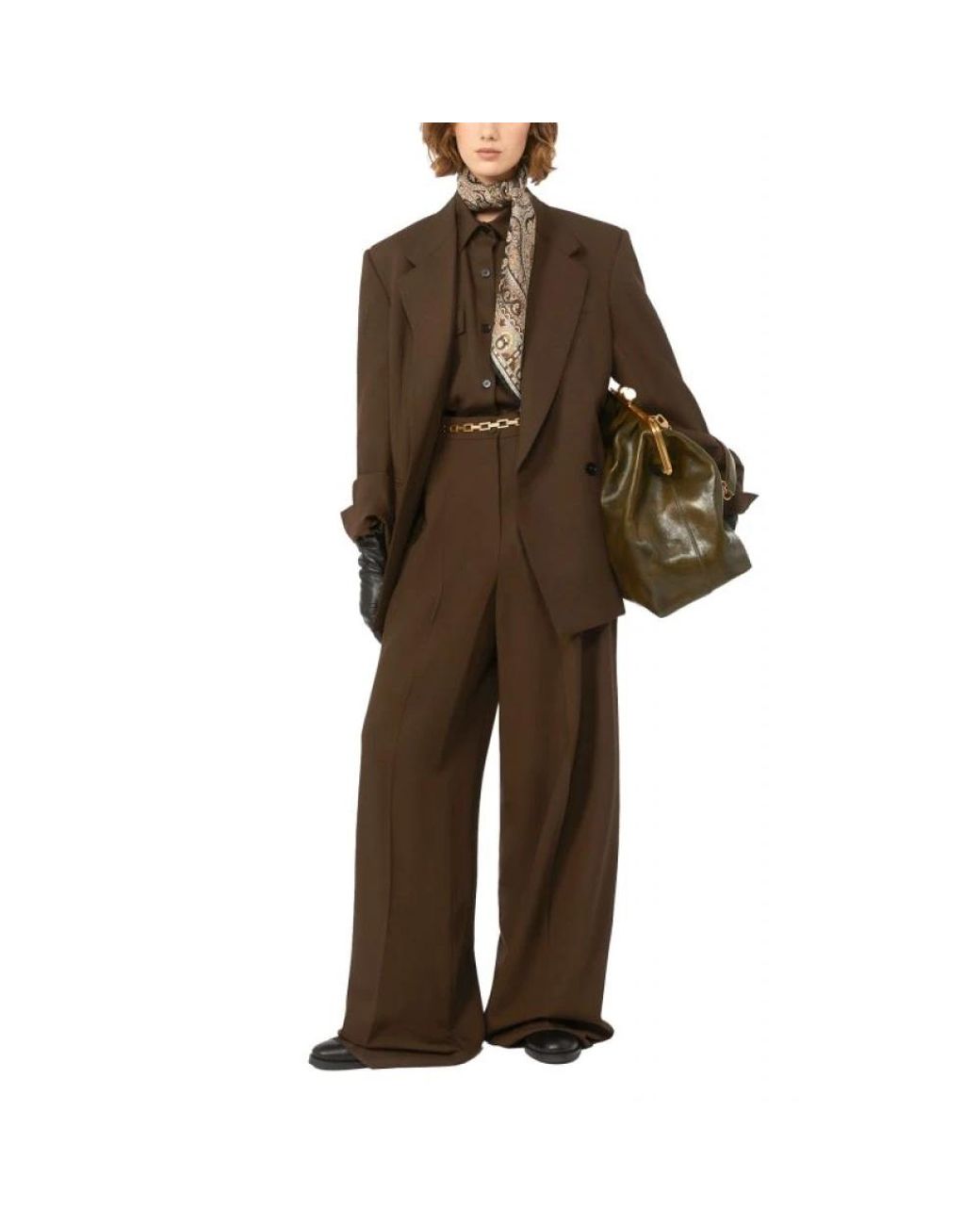 Weekend by Maxmara Brown Wide Trousers