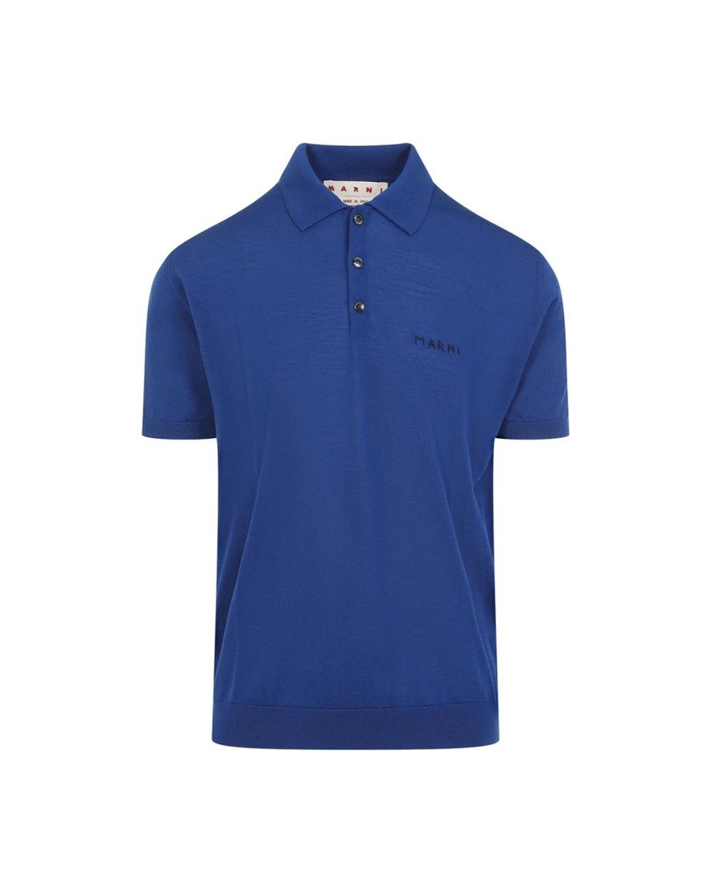 Marni Polo Neck Trui in het Blue voor heren
