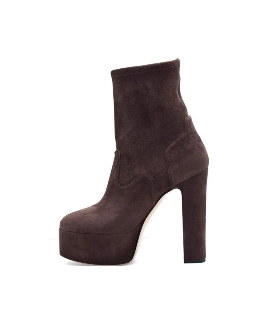 Casadei Brown Heeled Boots