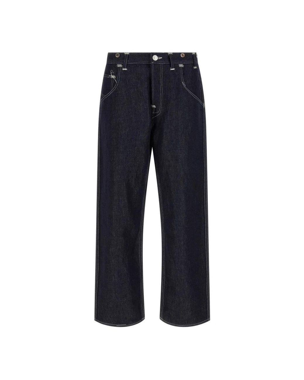 Junya Watanabe Blue Straight Fit Jeans for men
