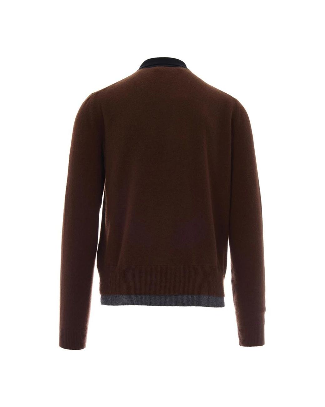 Marni Brown Cashmere Knitwear for men