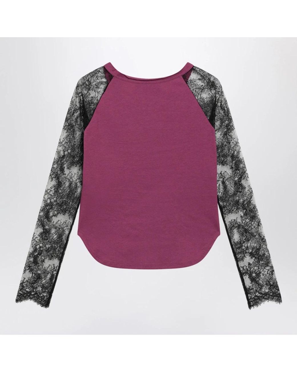 Valentino Garavani Purple Long Sleeve T-Shirts