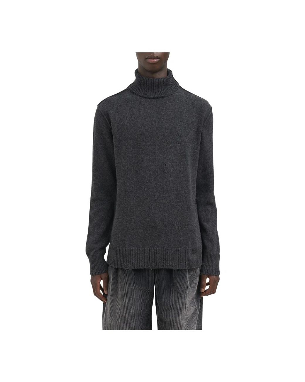 Andrea Ya'aqov Black Turtlenecks for men