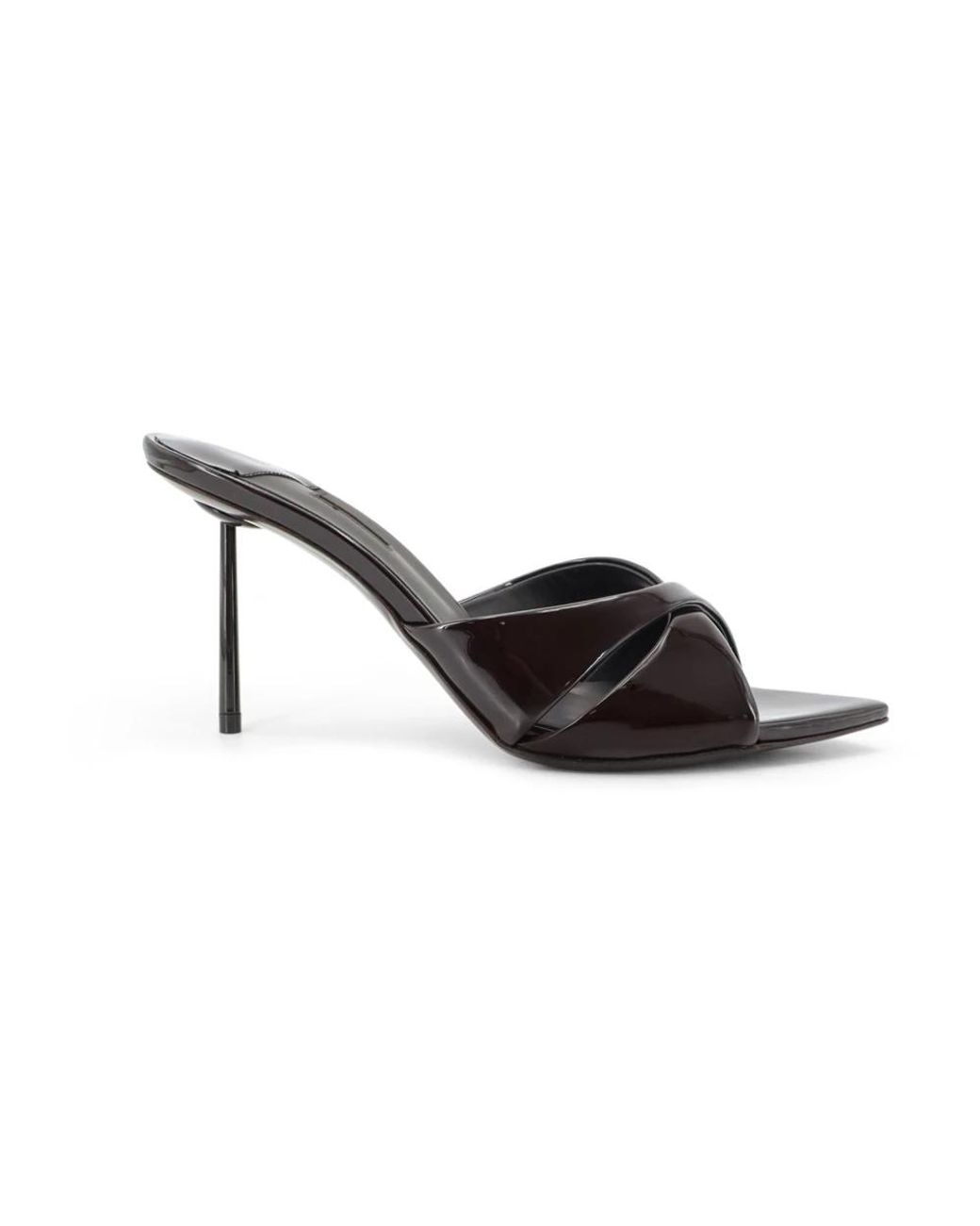 Le Silla Black Heeled Mules