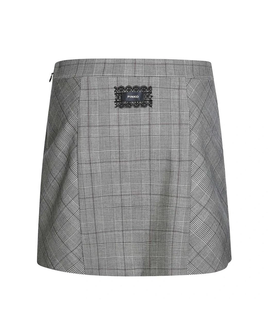 Pinko Gray Short Skirts