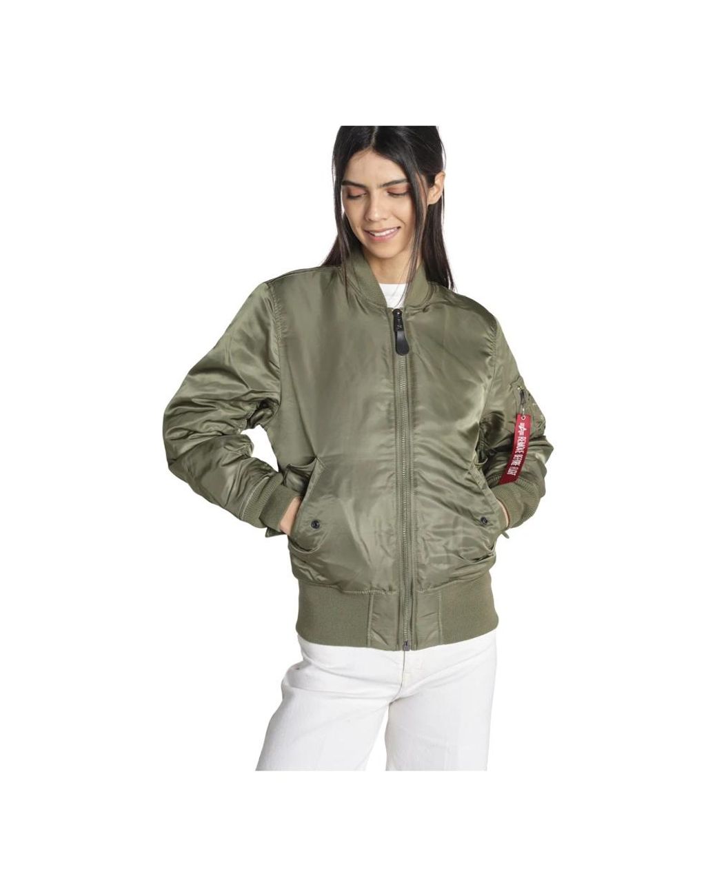 Alpha Industries Green Bomber Jackets