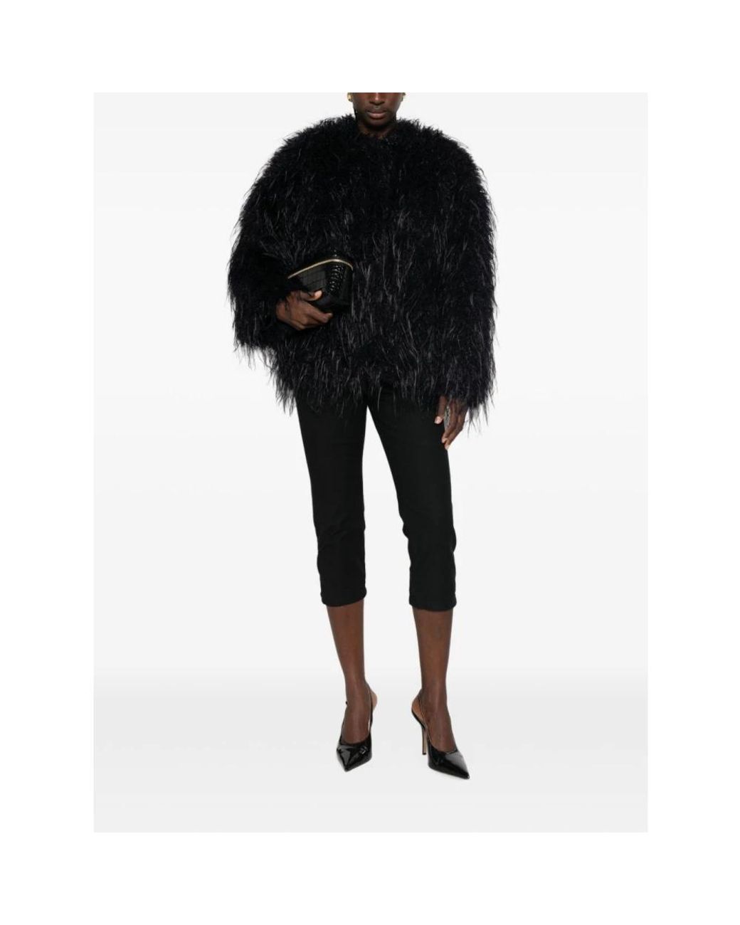 Forte_forte Black Faux Fur & Shearling Jackets