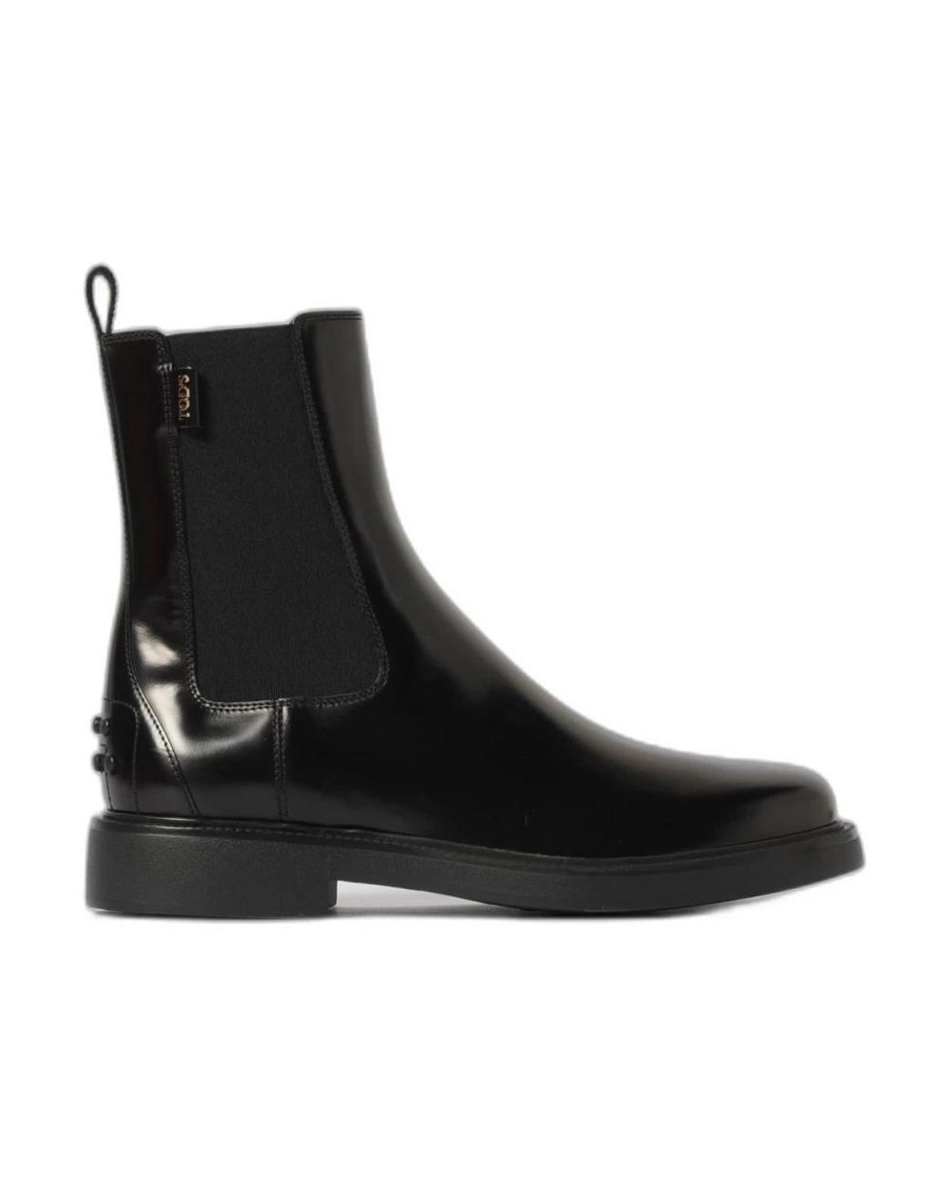 Tod's Black Chelsea Boots