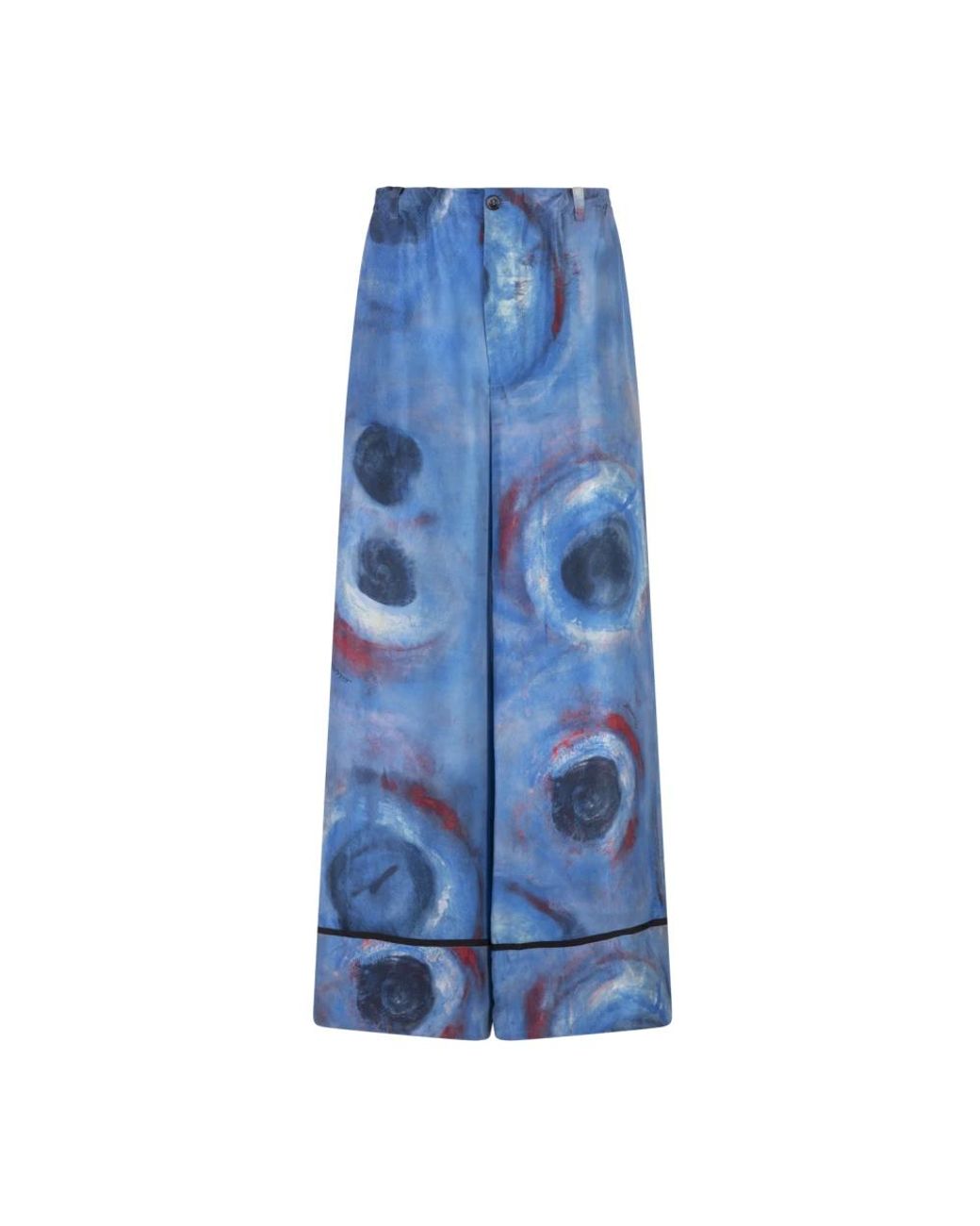 Wide Trousers Marni en coloris Blue