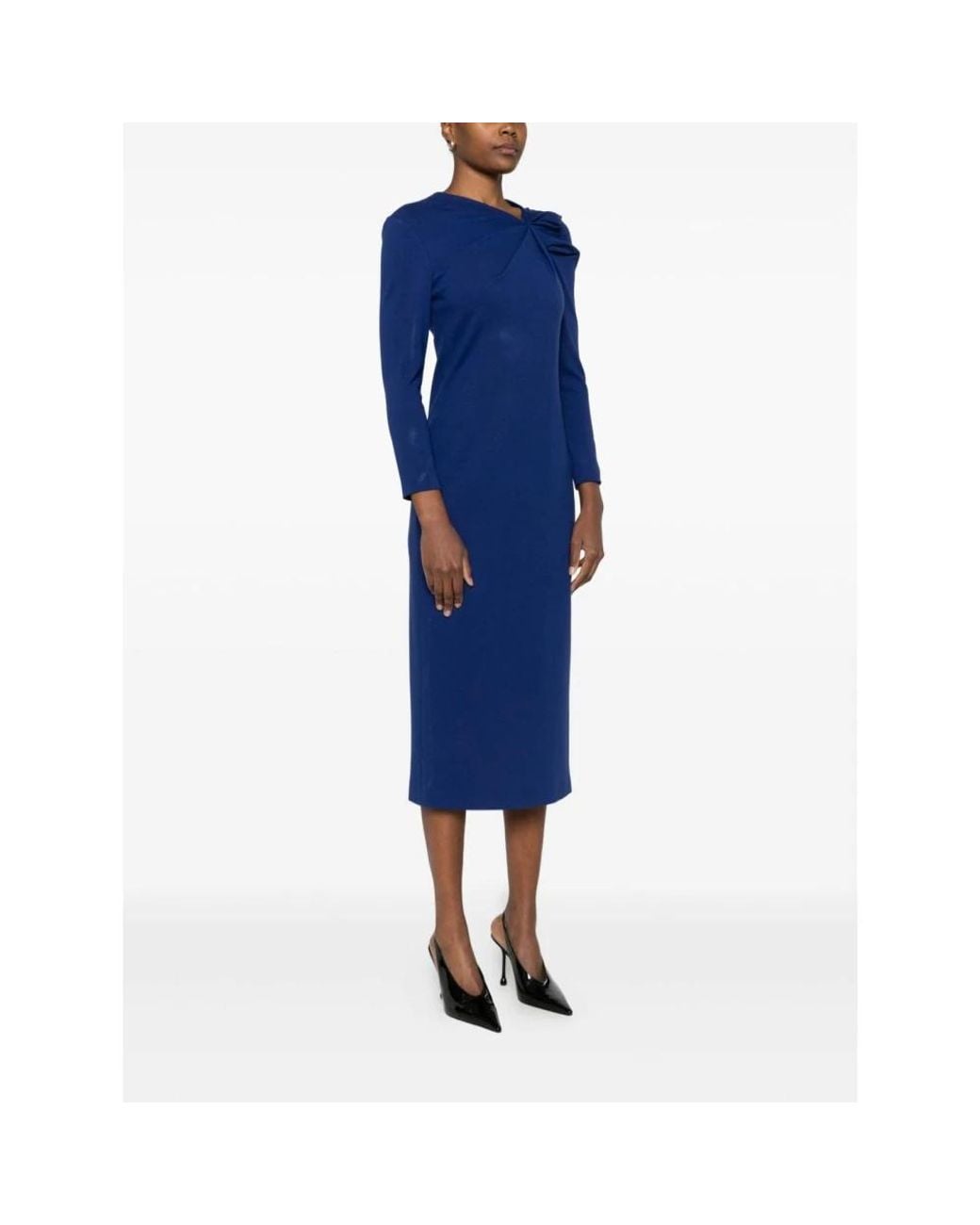 Emporio Armani Blue Midi Dresses