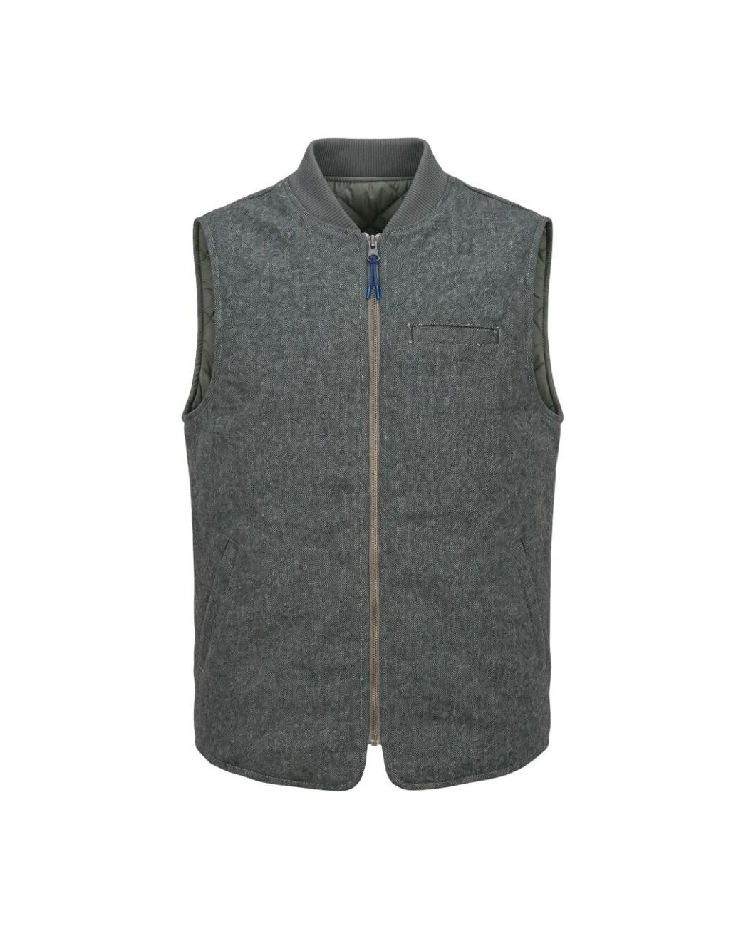 Bl'ker Gray Waistcoats for men