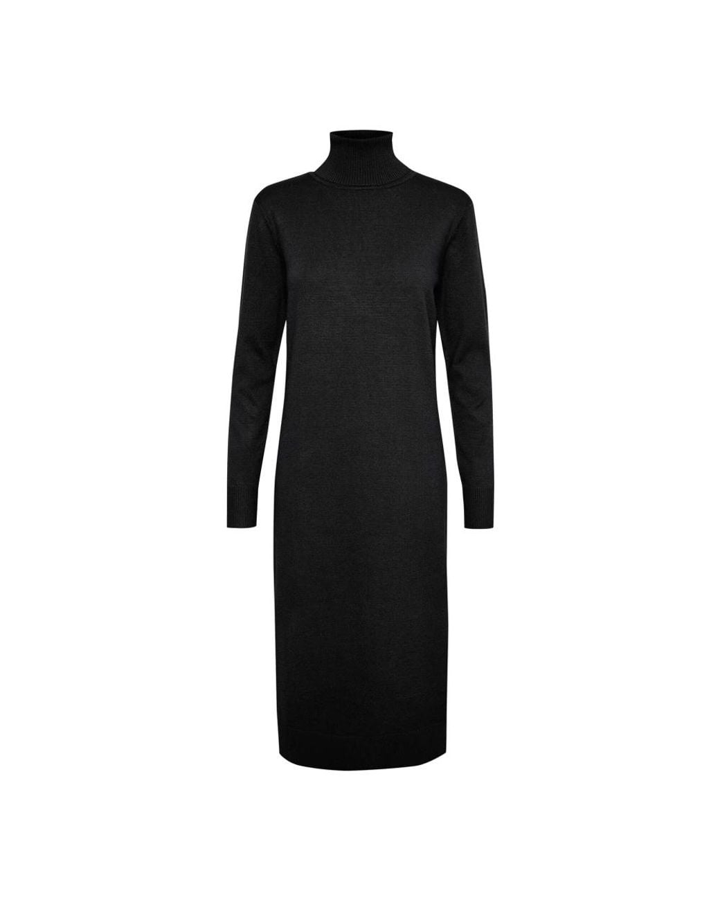 Saint Tropez Kleedjes ,Zwart ,Zwarte Coltrui Lange Jurk in het Black