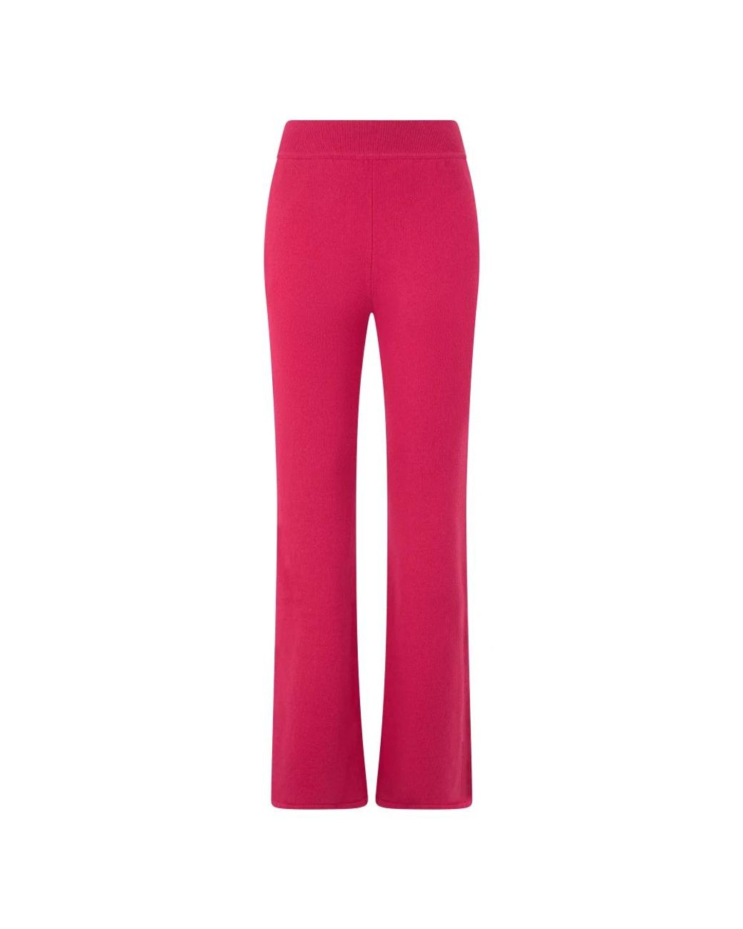 Alberta Ferretti Red Wide Trousers