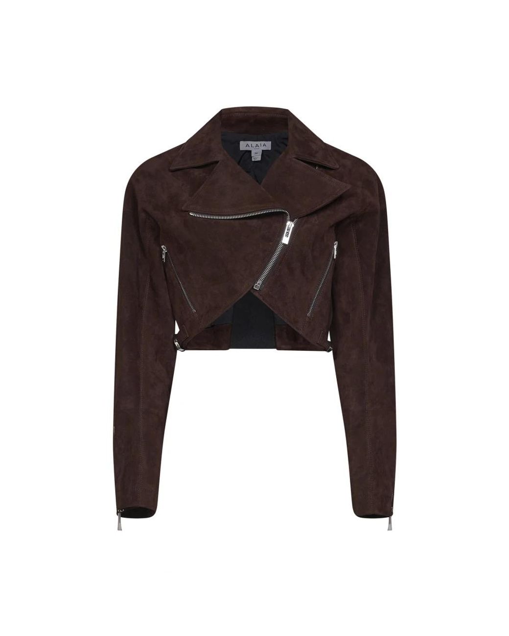 Leather Jackets Alaïa en coloris Black