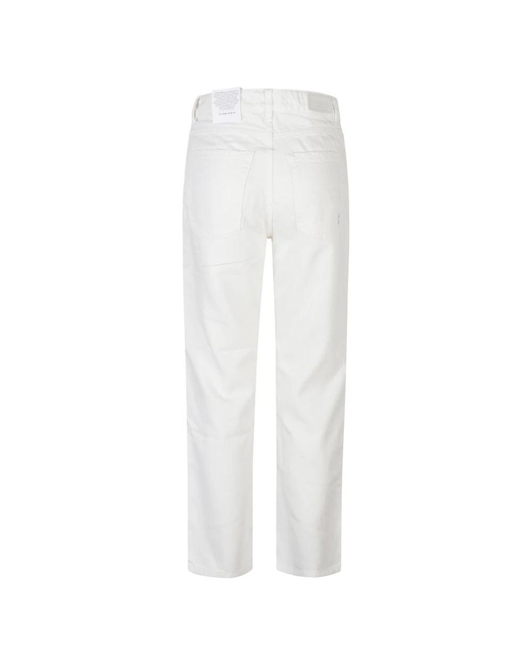 ICON DENIM White Straight Jeans