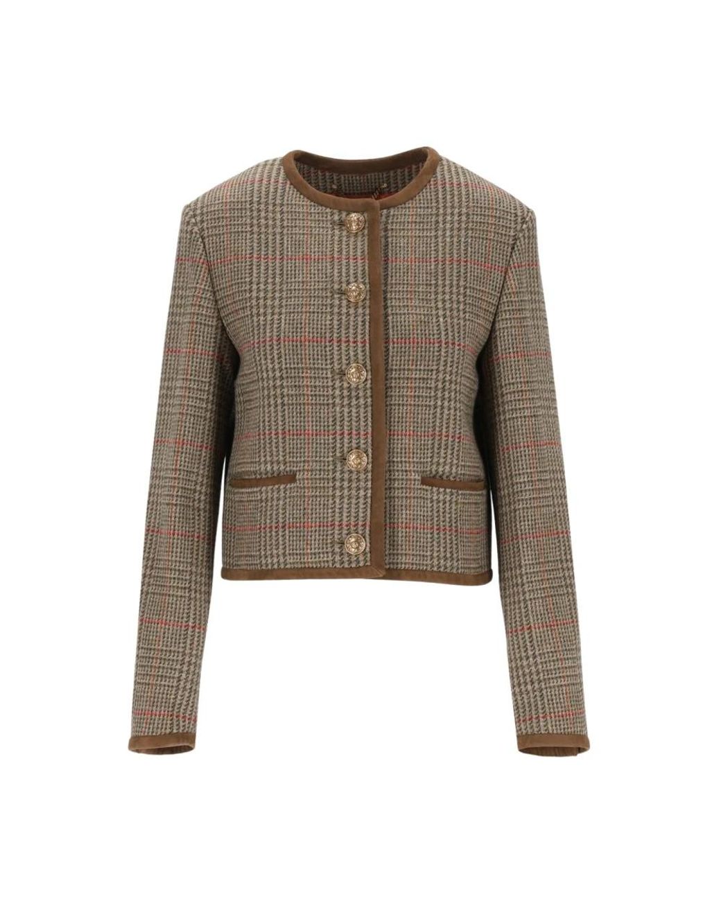 Golden Goose Deluxe Brand Green Tweed Jackets