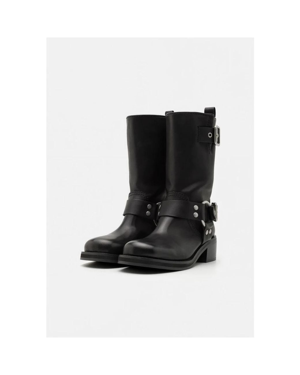 Steve Madden Black Heeled Boots