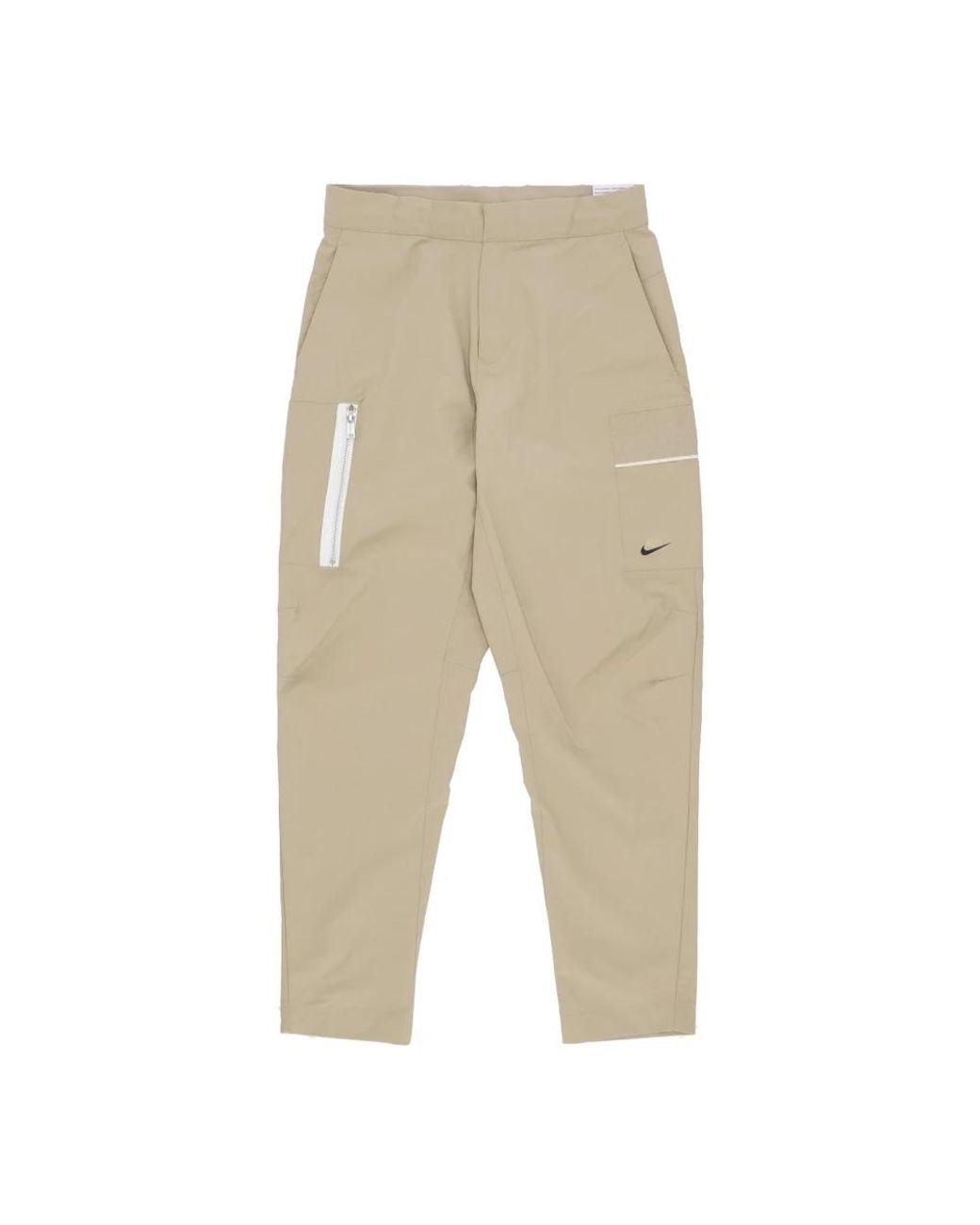 Nike Fitness ,Grijs ,Nylon Essentiële Utility Lange Broek in het Natural voor heren