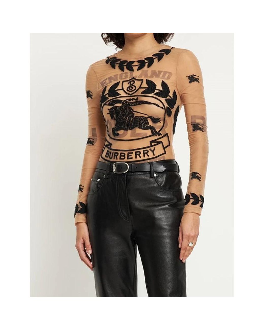 Body Burberry en coloris Natural