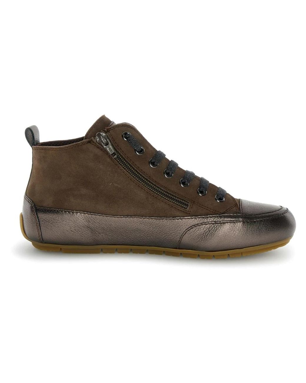 Candice Cooper Brown Wildleder-Stiefelette