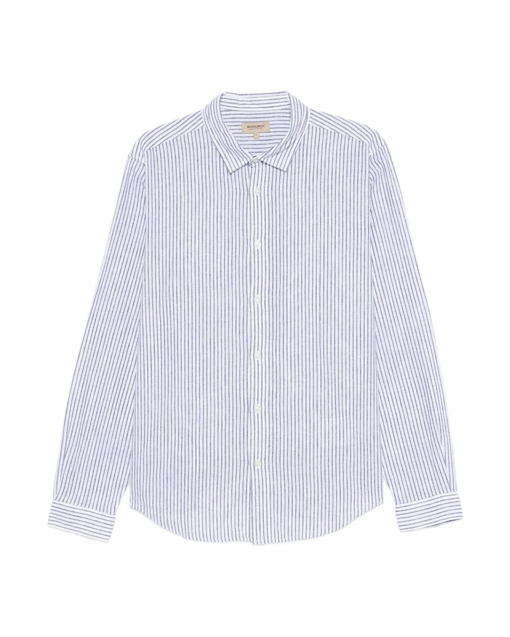 Woolrich White Casual Shirts for men