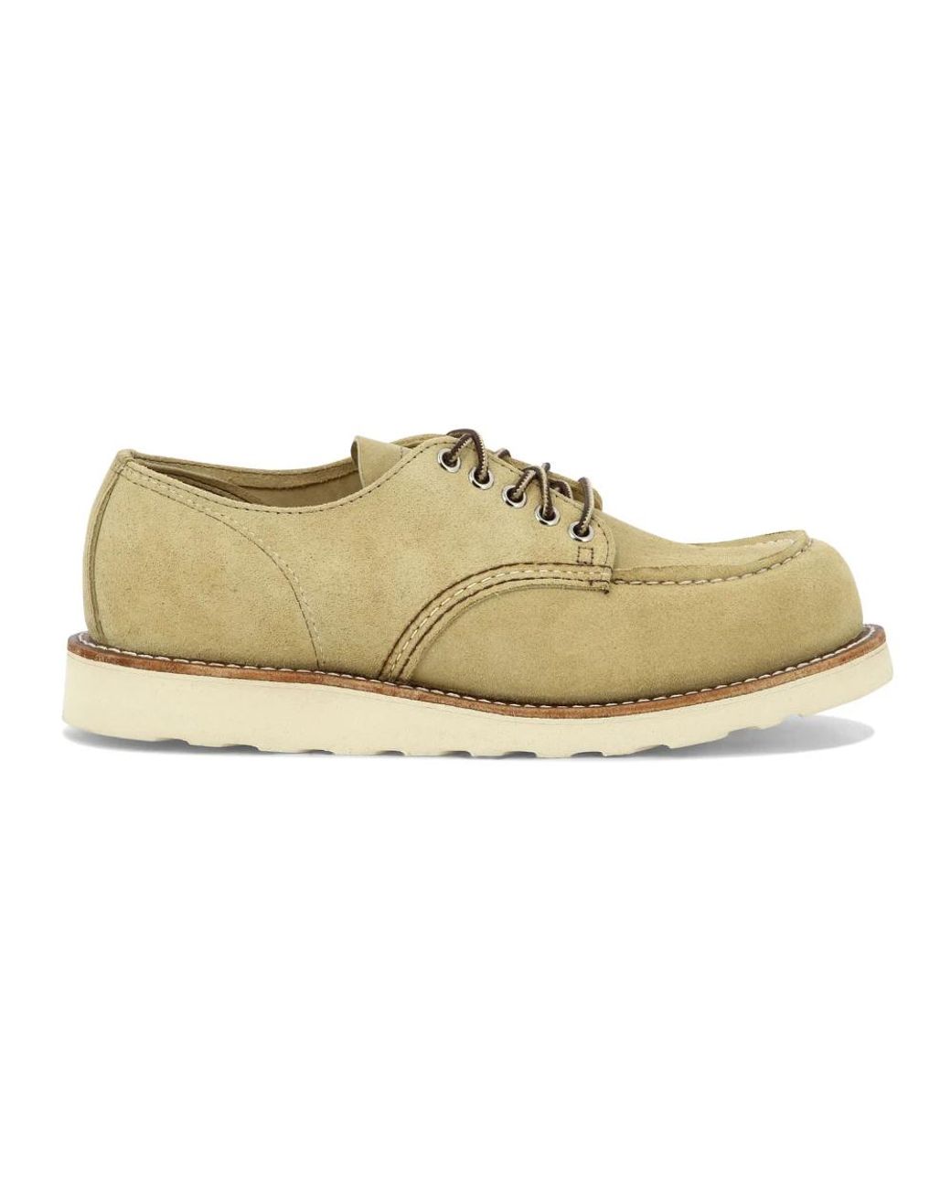 Red Wing Natural Laced Shoes for men