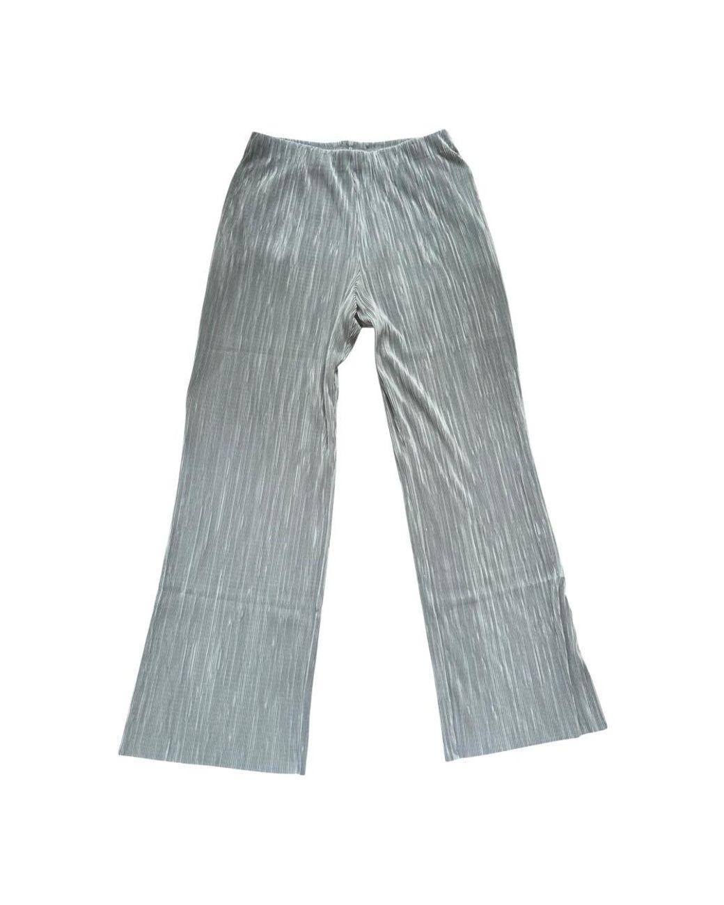 Calvin Klein Gray Plissee-Loungehose Zum Überziehen