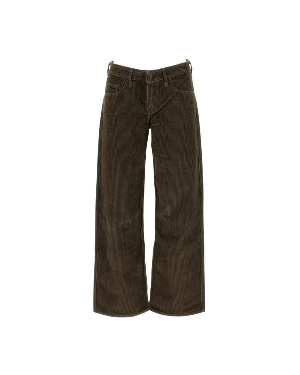 Levi's Gray Straight Trousers