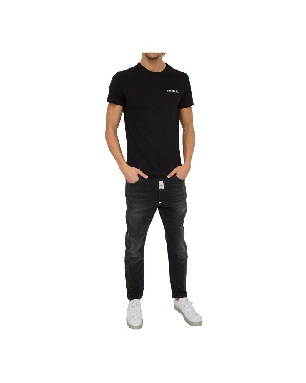 Bikkembergs Black T-Shirts for men