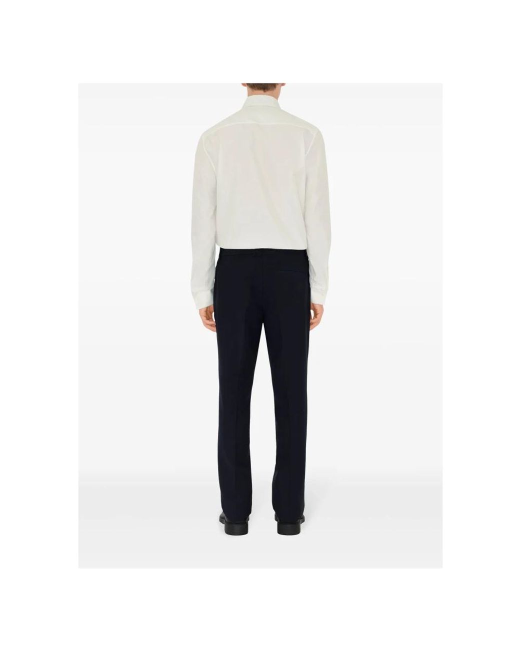 Burberry Blue Suit Trousers for men