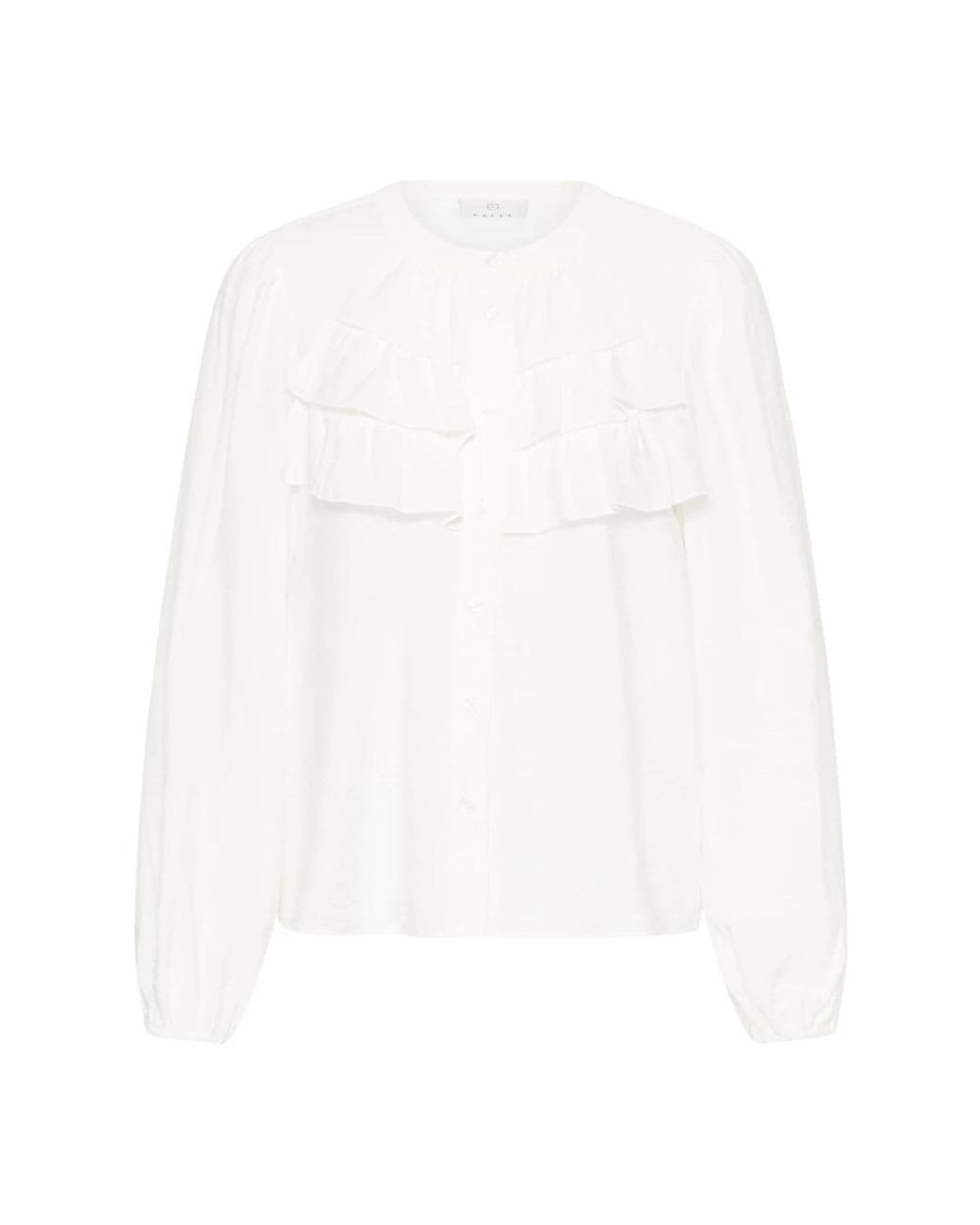 Blouses Kaffe de color White