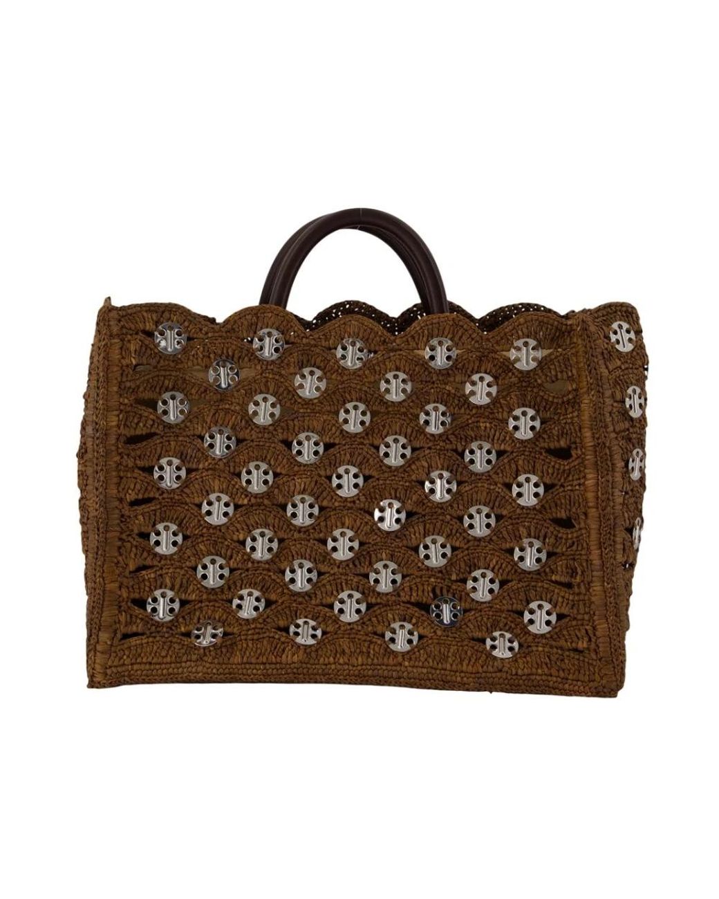 Rabanne Brown Shopping Bags