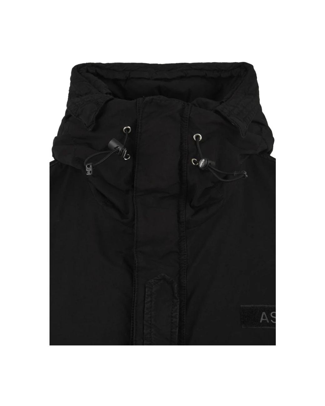 Aspesi Black Parkas for men