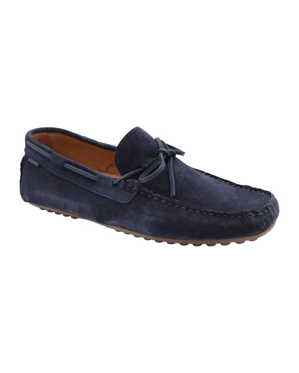 Scapa Blue Boat Shoes for men