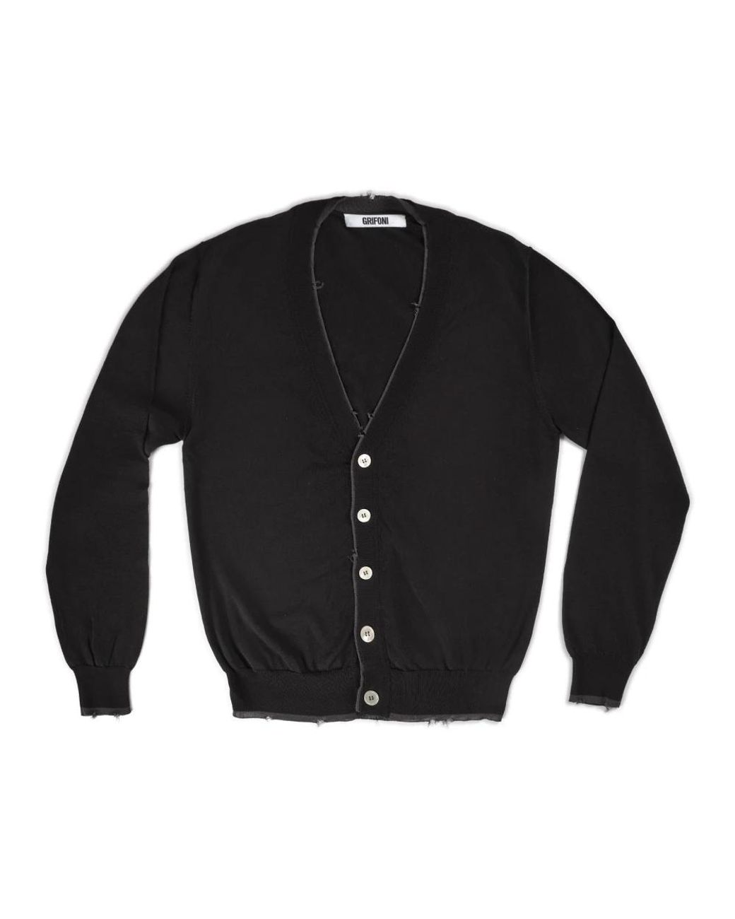 Cardigans Grifoni de hombre de color Black