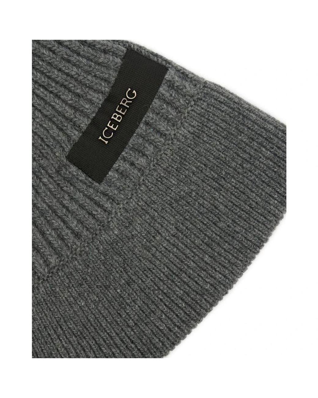 Iceberg Gray Strickmütze