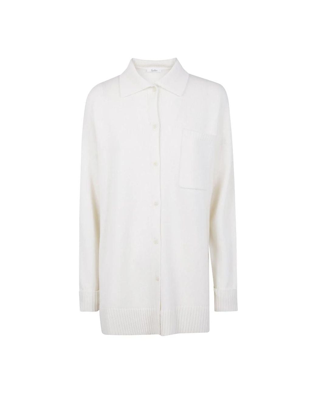 Max Mara White Cashmere Knitwear