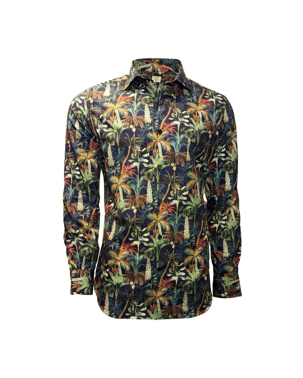 Mazzarelli Green Casual Shirts for men