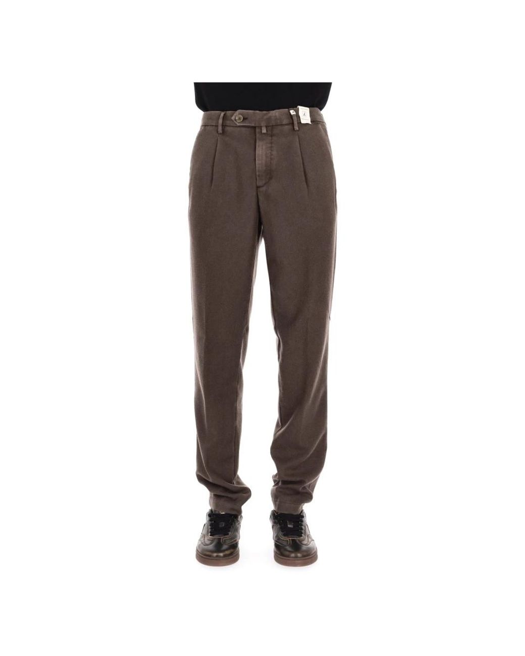 Myths Broeken ,Bruin ,Wol Bruine Wol-Kasjmier Delavé Broek in het Gray voor heren