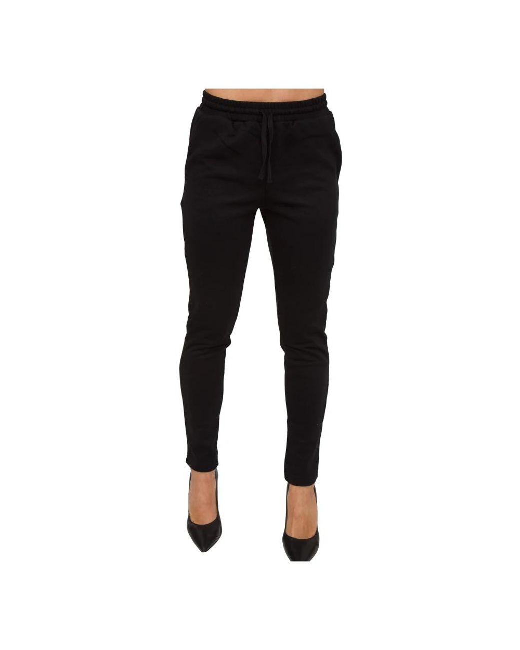 Twinset Black Slim-Fit Trousers