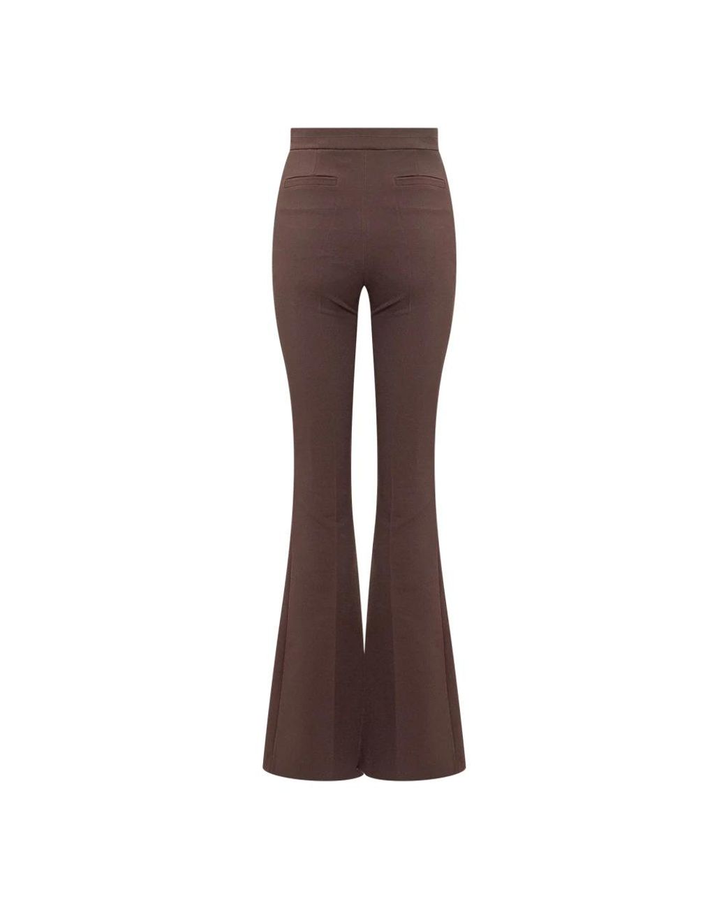 Elisabetta Franchi Brown Wide Trousers